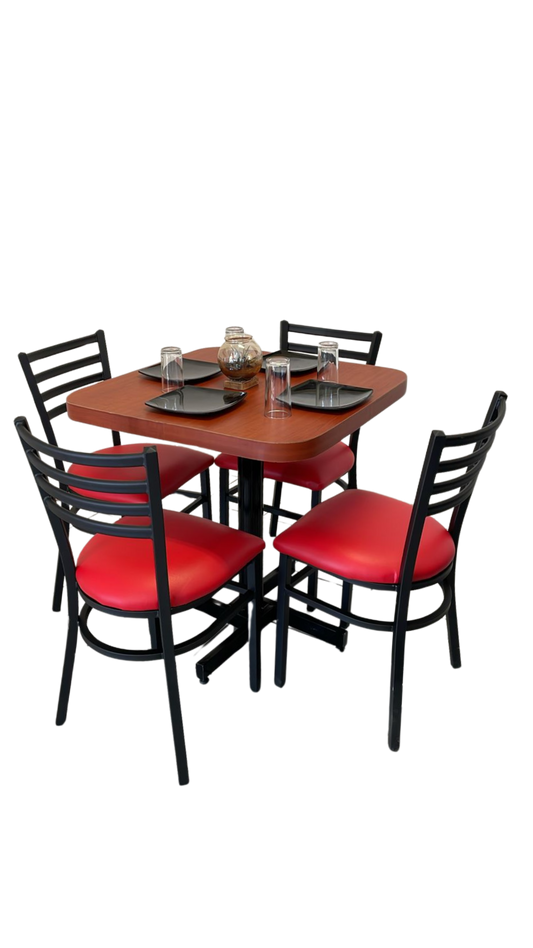 Mesa Para Restaurante Formaica Con Sillas Andrea