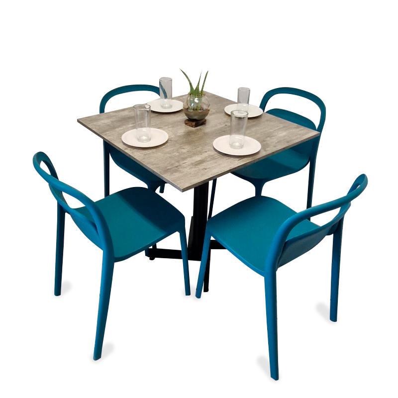 Mesa Para Restaurante Melanove  Con Sillas Asti