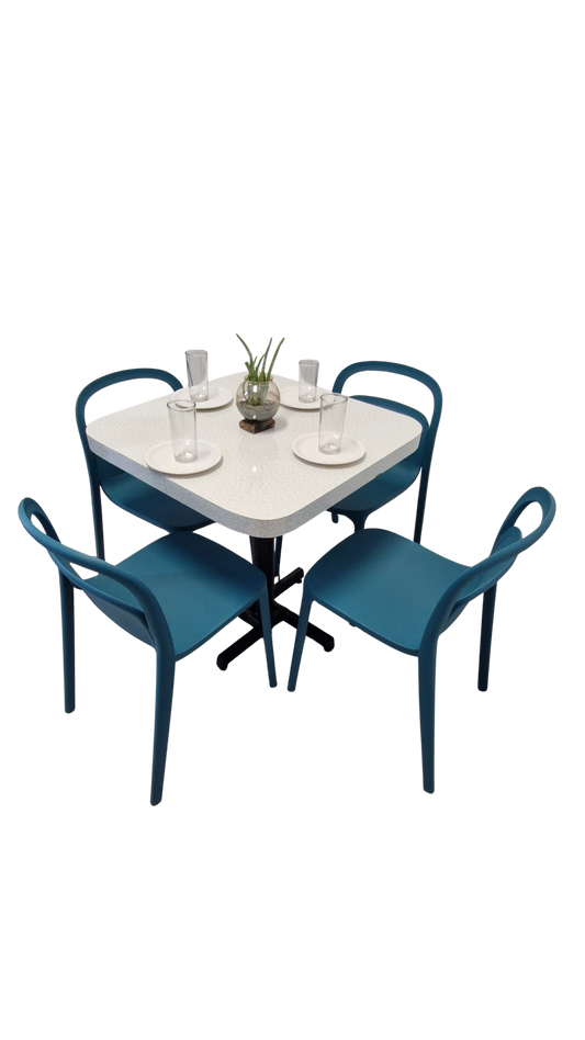 Mesa Para Restaurante Formaica Con Sillas Asti