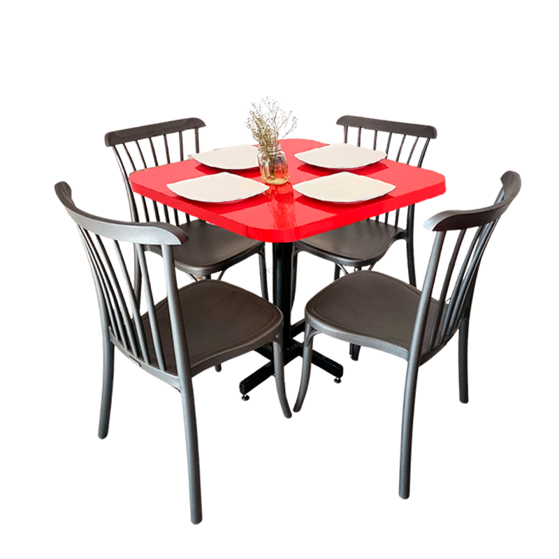 Mesa Para Restaurante Formaica Con Sillas Aurora