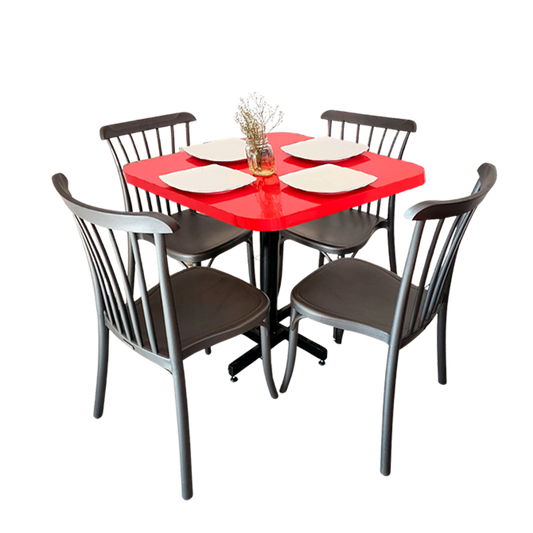 Mesa Para Restaurante Formaica Con Sillas Aurora
