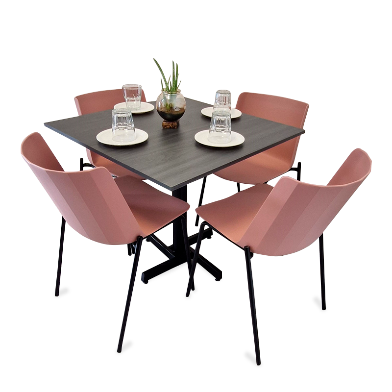 Mesa Para Restaurante Melanove  Con Sillas Colombo
