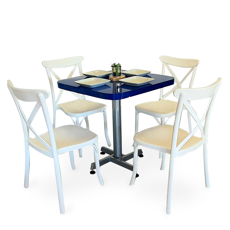 Mesa Para Restaurante Formaica Con Sillas Diana