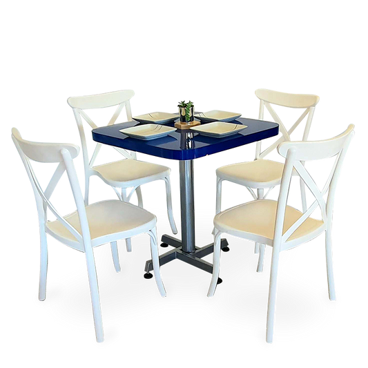 Mesa Para Restaurante Formaica Con Sillas Diana