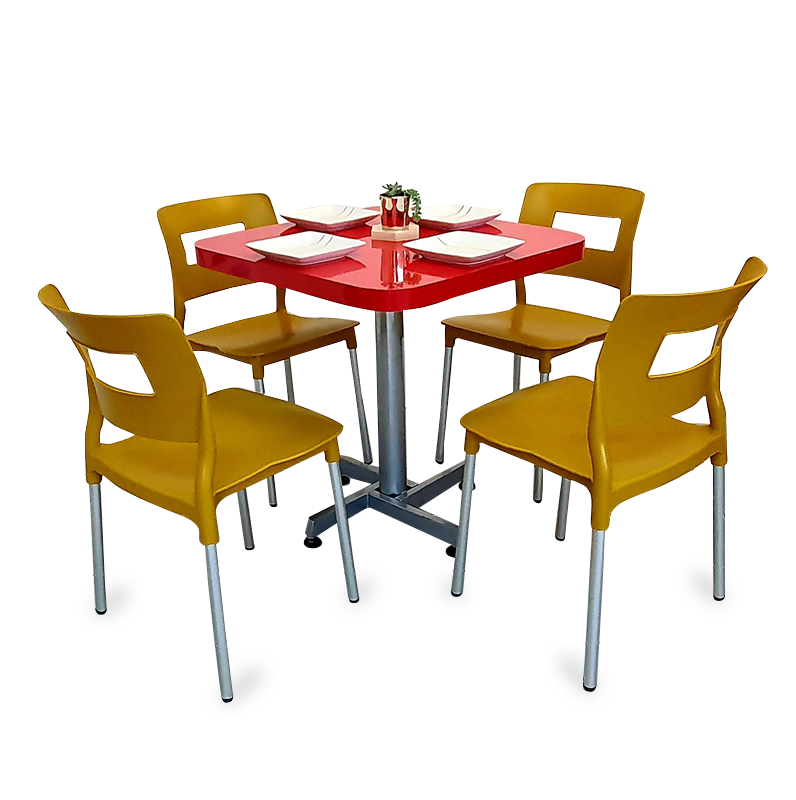 Mesa Para Restaurante Formaica Con Sillas Sabine
