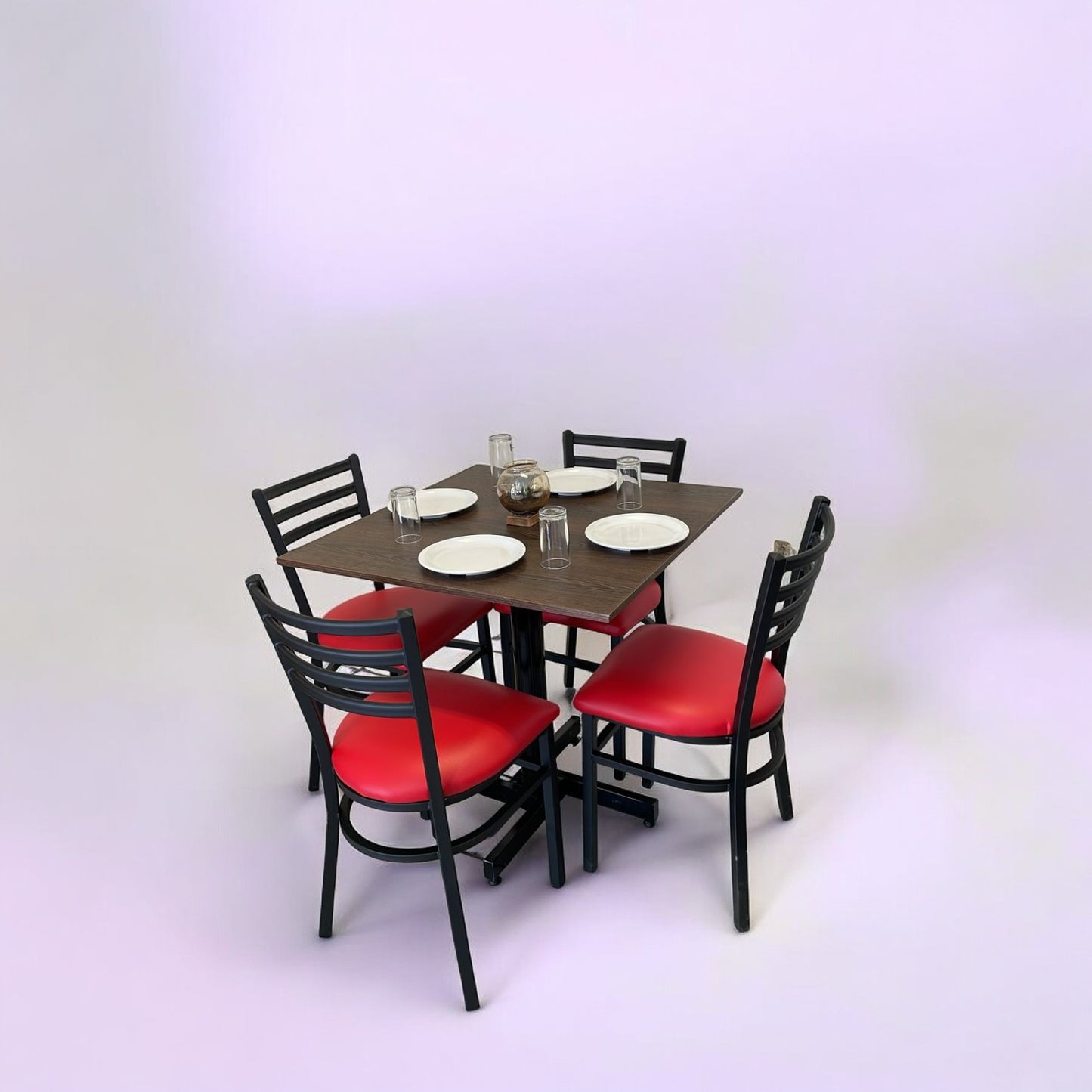 Mesa para restaurante Melanove  con sillas Andrea