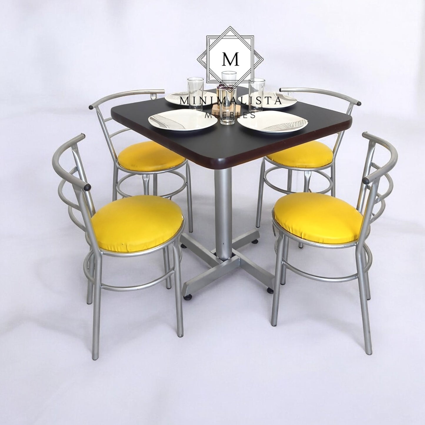 Mesa para restaurante Pvc con sillas Chabely