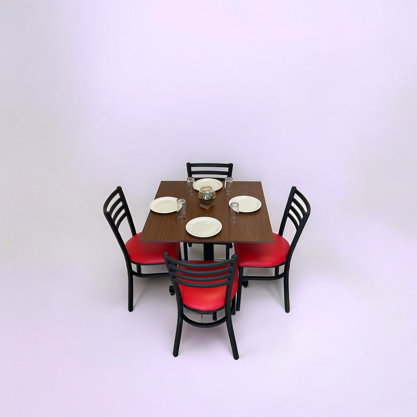 Mesa para restaurante Melanove  con sillas Andrea