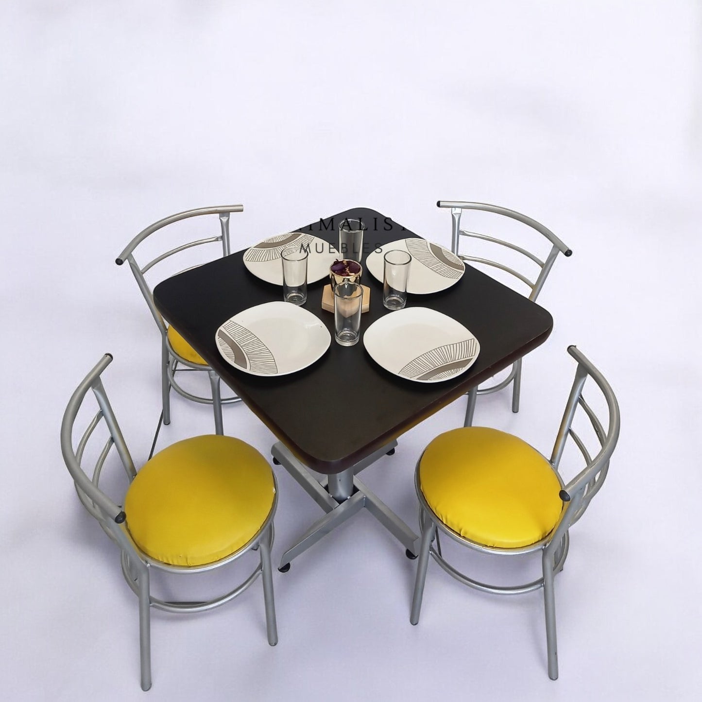 Mesa para restaurante Pvc con sillas Chabely