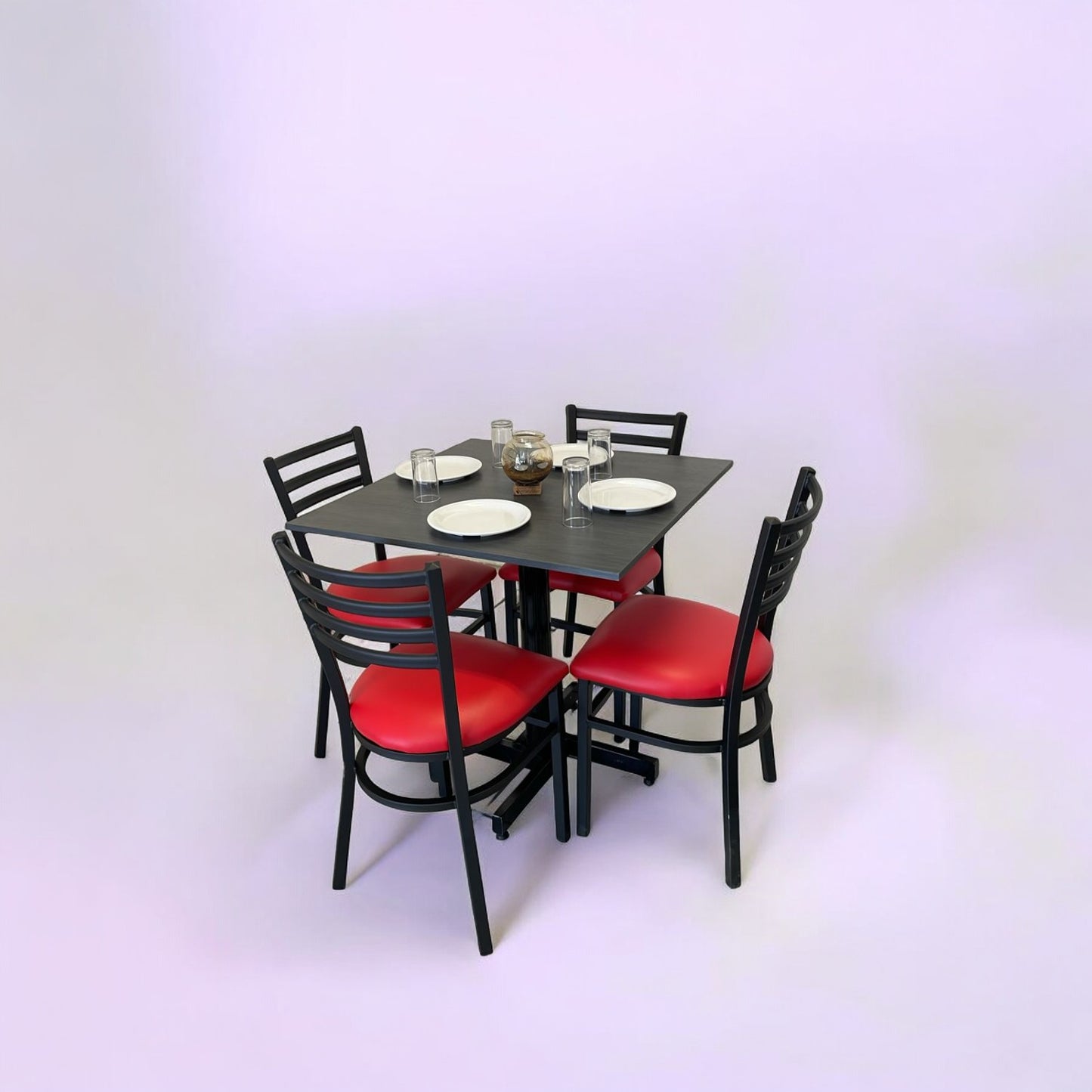 Mesa para restaurante Melanove  con sillas Andrea