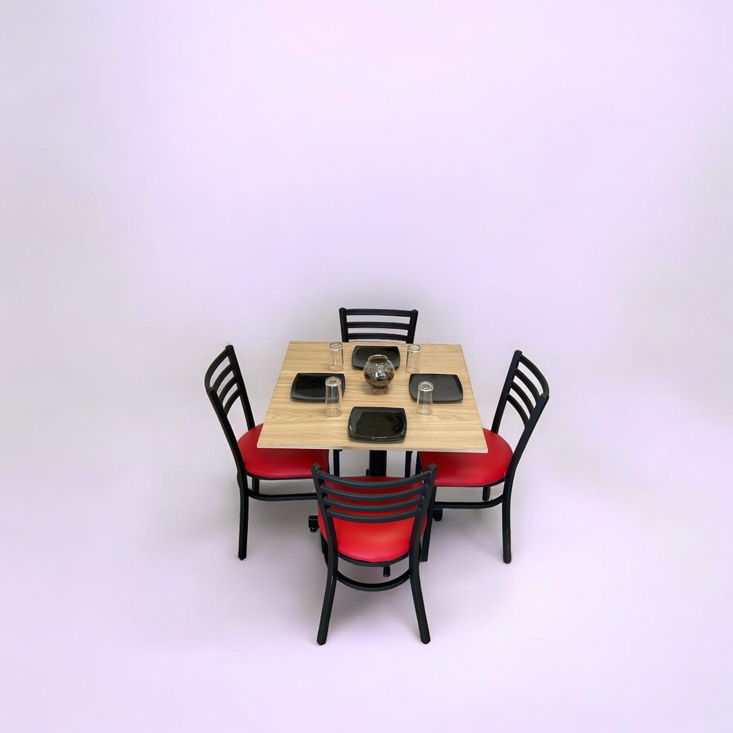 Mesa para restaurante Melanove  con sillas Andrea