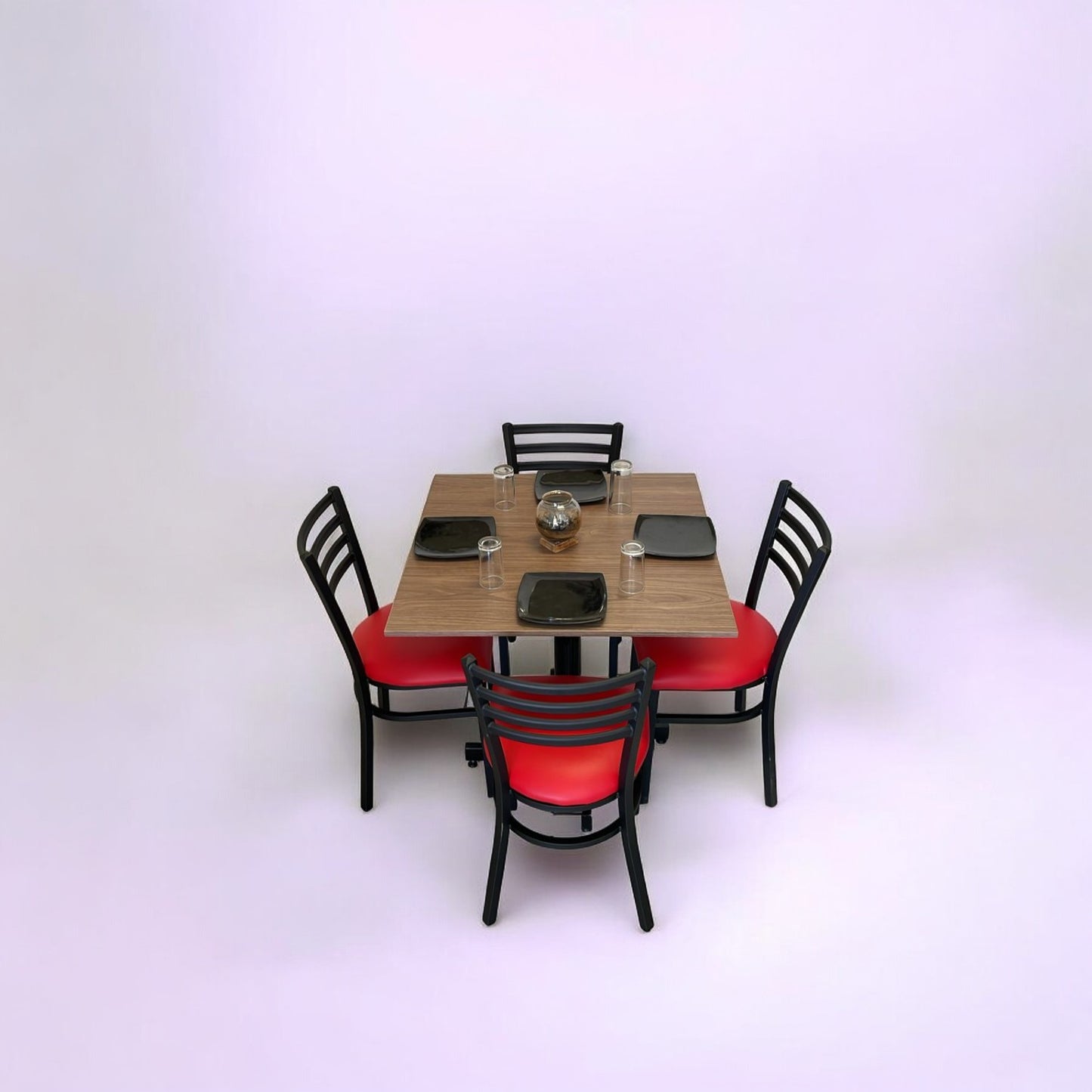 Mesa para restaurante Melanove  con sillas Andrea