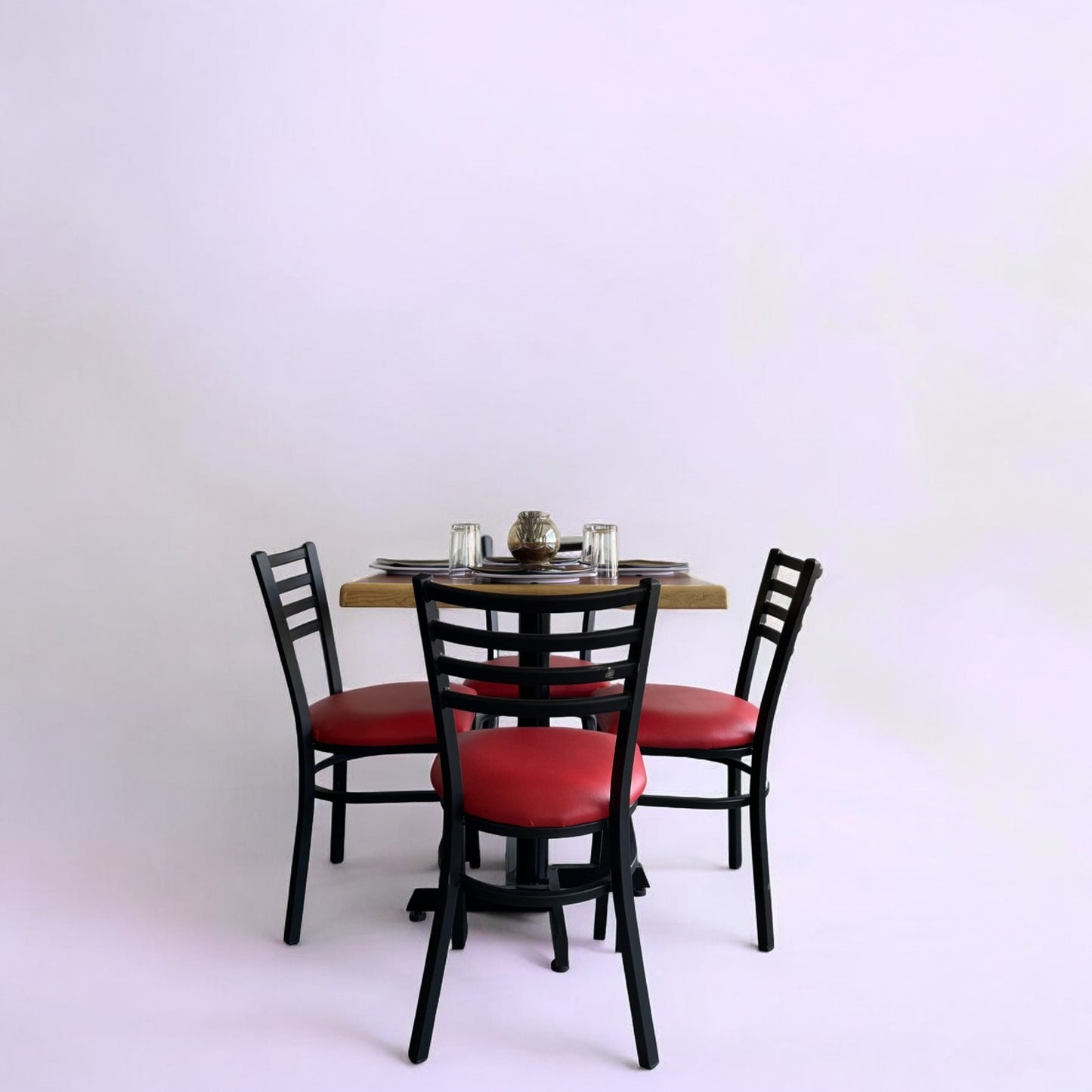 Mesa para restaurante Emboquillada con sillas Andrea