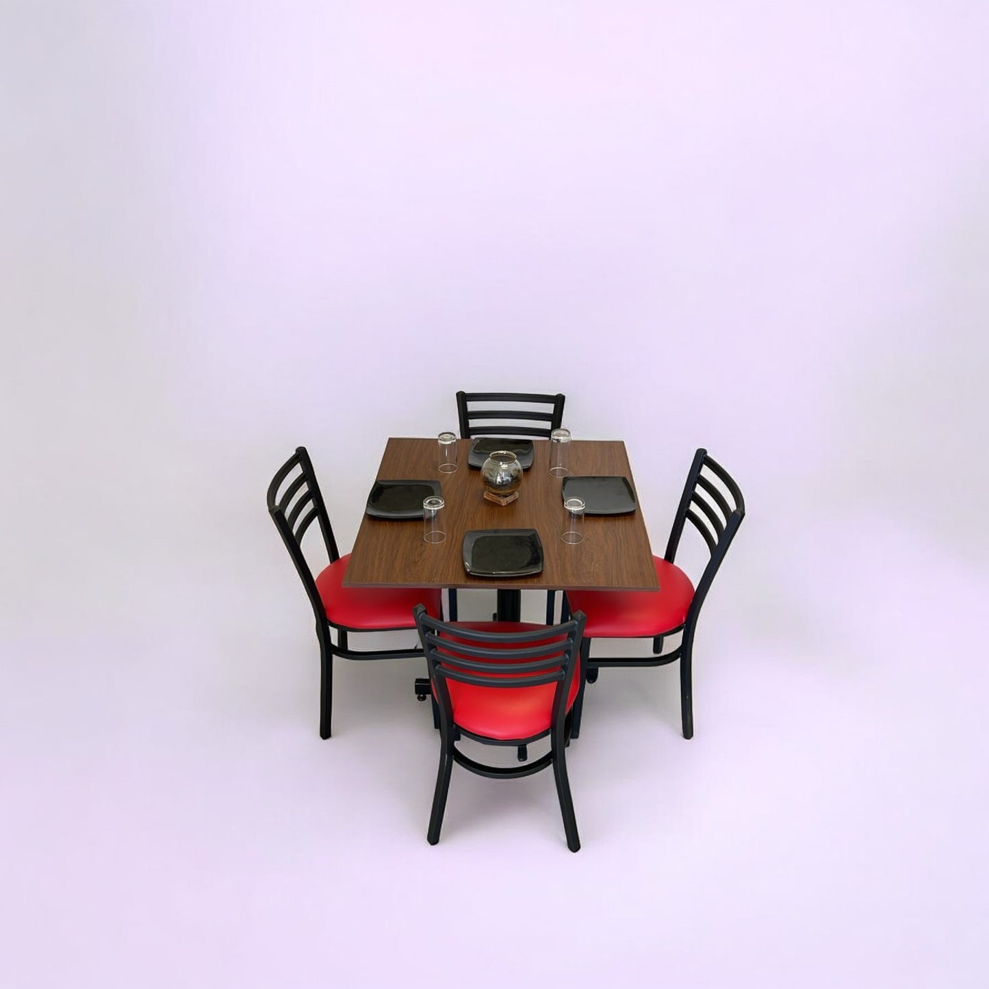 Mesa para restaurante Melanove  con sillas Andrea