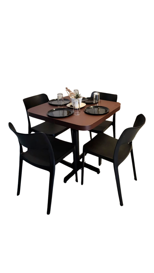 Mesa Para Restaurante Formaica Con Sillas Lavie