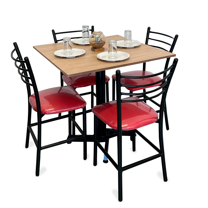Mesa Para Restaurante Melanove  Con Sillas María