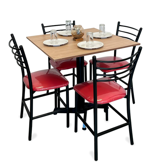 Mesa Para Restaurante Melanove  Con Sillas María
