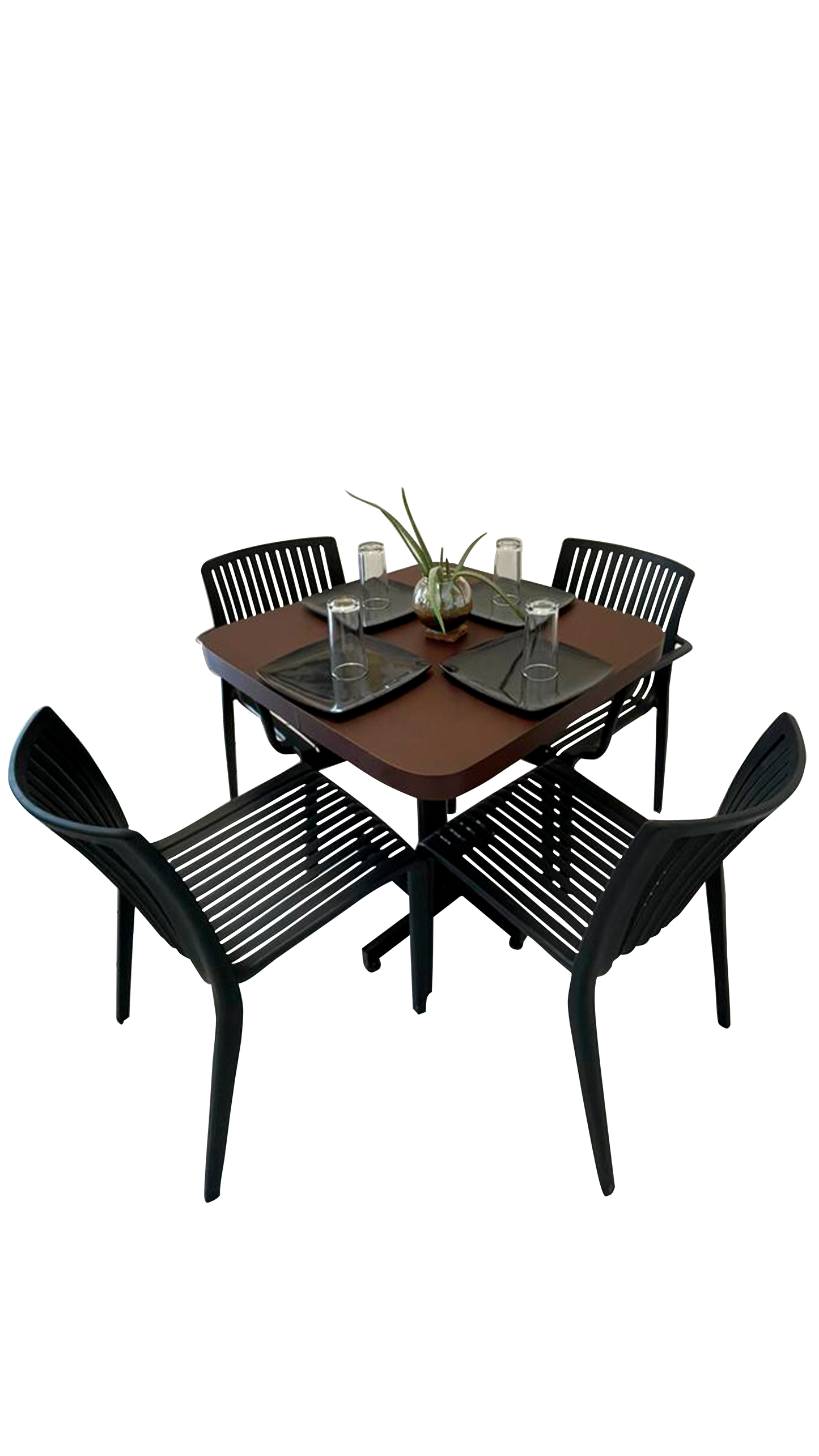Mesa Para Restaurante Formaica Con Sillas Milos