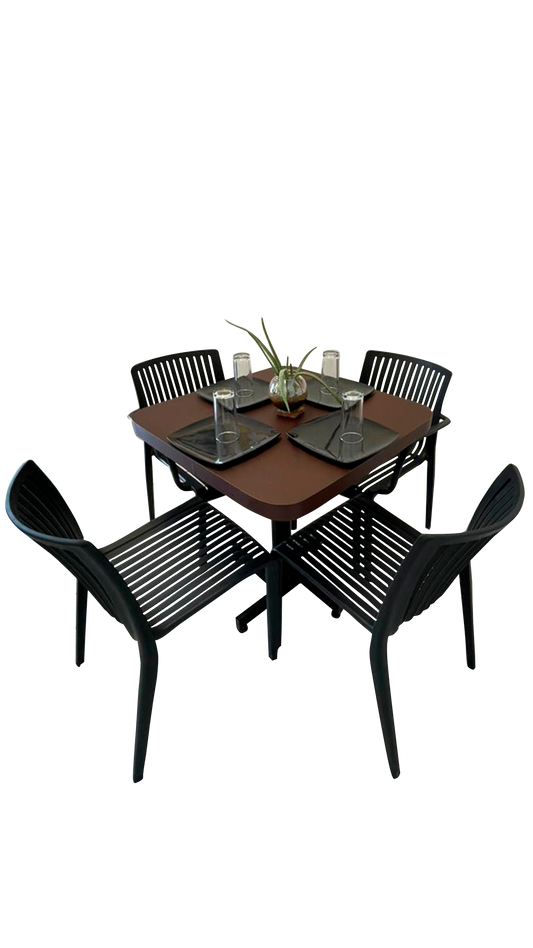 Mesa Para Restaurante Formaica Con Sillas Milos