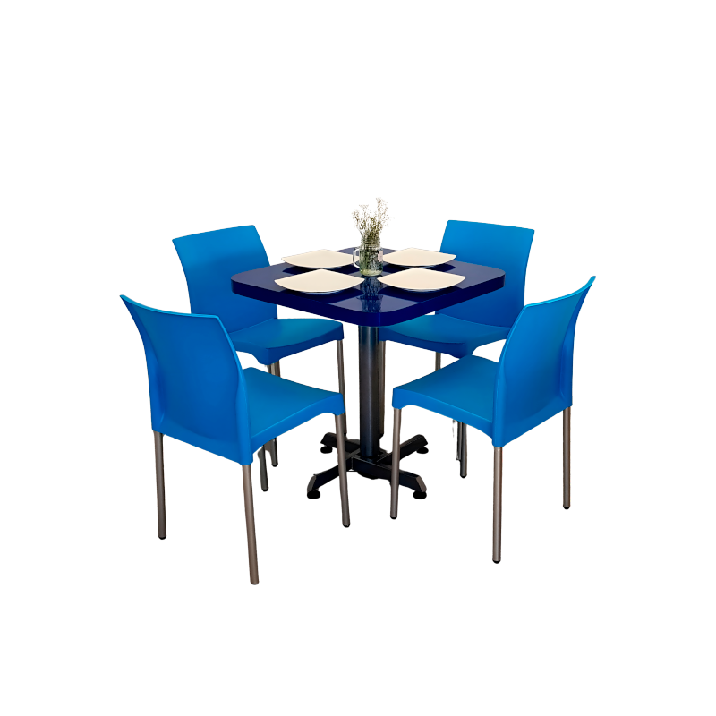 Mesa Para Restaurante Formaica Con Sillas Ocean