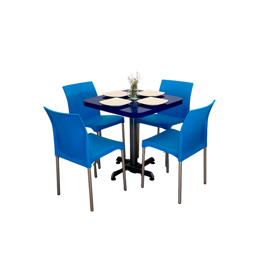 Mesa Para Restaurante Formaica Con Sillas Ocean
