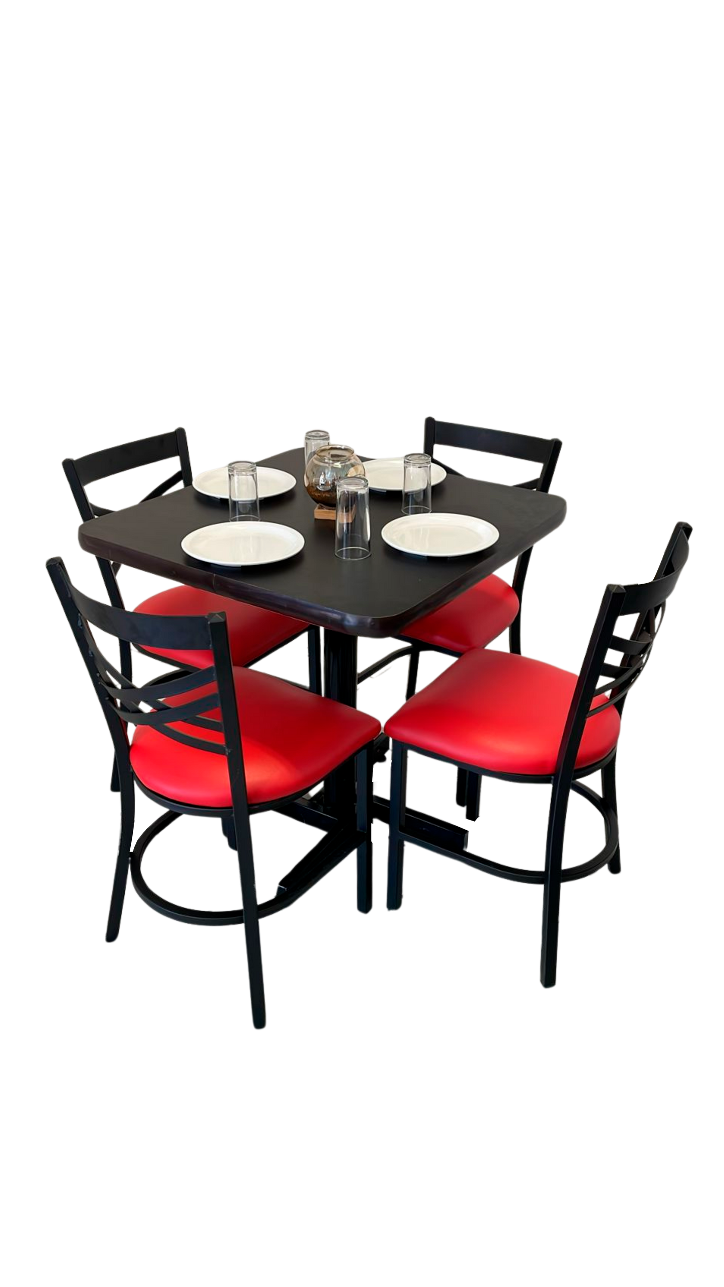 Mesa Para Restaurante Formaica Con Sillas Oddeth