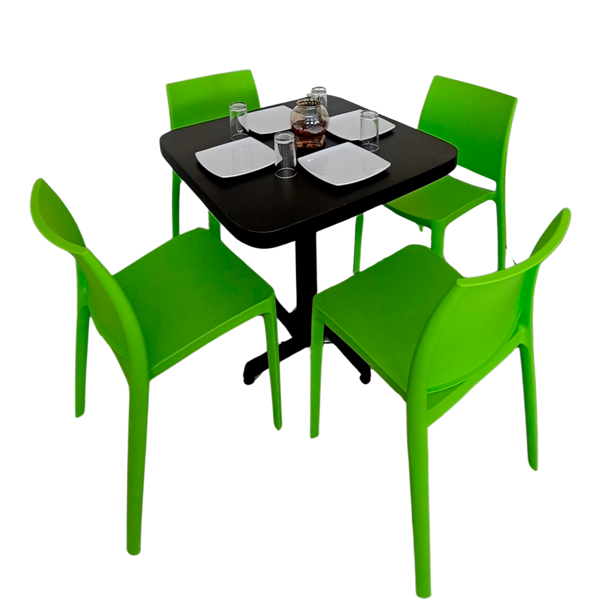 Mesa Para Restaurante Formaica Con Sillas Sensilla