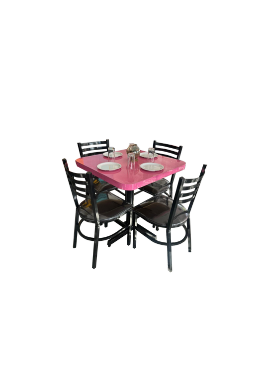 Mesa Para Restaurante Formaica Con Sillas Solar