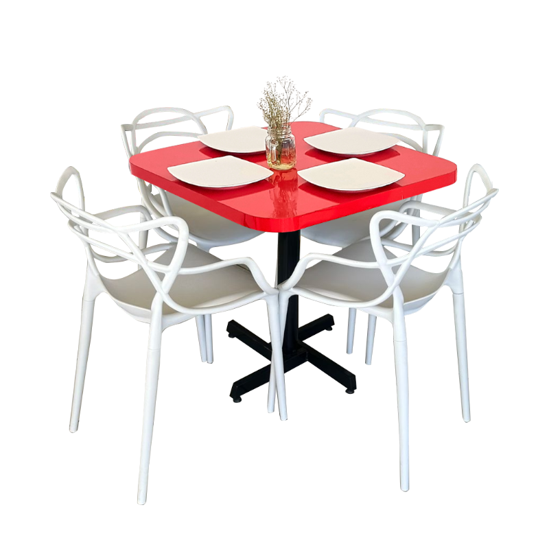 Mesa Para Restaurante Formaica Con Sillas Trix