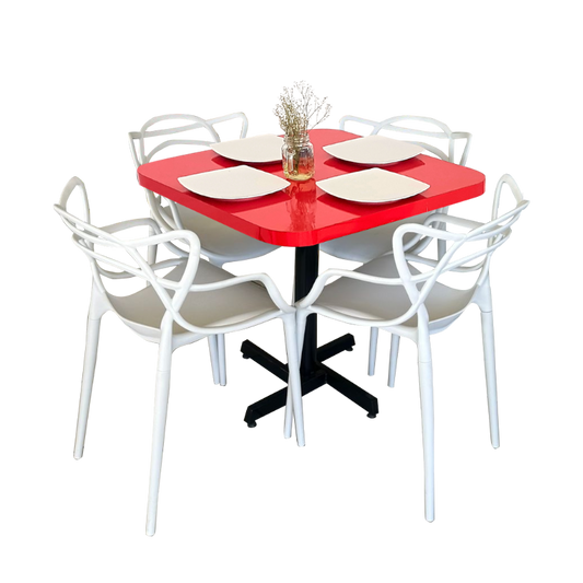 Mesa Para Restaurante Formaica Con Sillas Trix