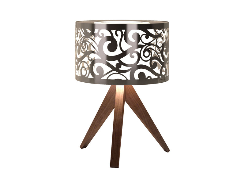 Lámpara decorativa de mesa de acero inoxidable