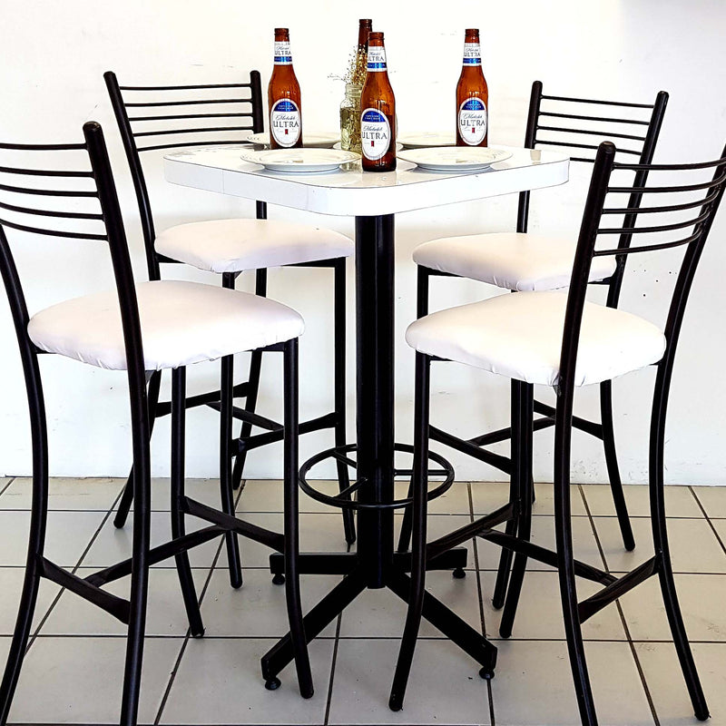 Mesa para restaurante formaica con 4 sillas Huracan 75C-5