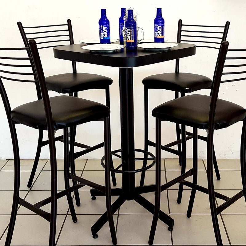 Mesa para restaurante formaica con 4 sillas Huracan 75C-9