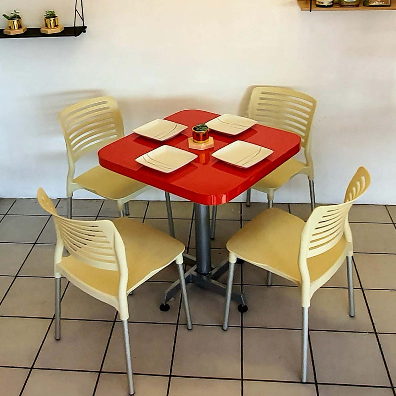 Mesa para Restaurante de Formaica con 4 sillas Vhania