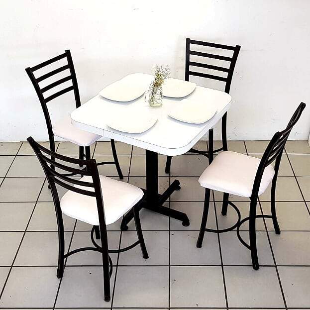 Mesa para restaurante formaica con 4 sillas Verano-3