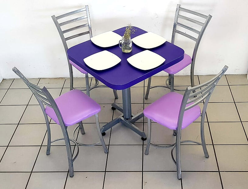 Mesa para restaurante formaica con 4 sillas Verano-26