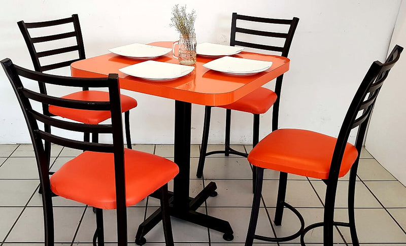 Mesa para restaurante formaica con 4 sillas Verano-6