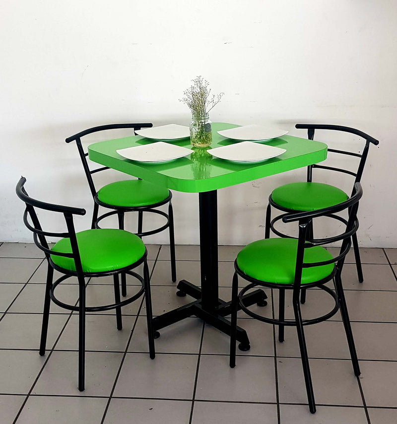 Mesa para Restaurante de formaica con 4 sillas Chabely